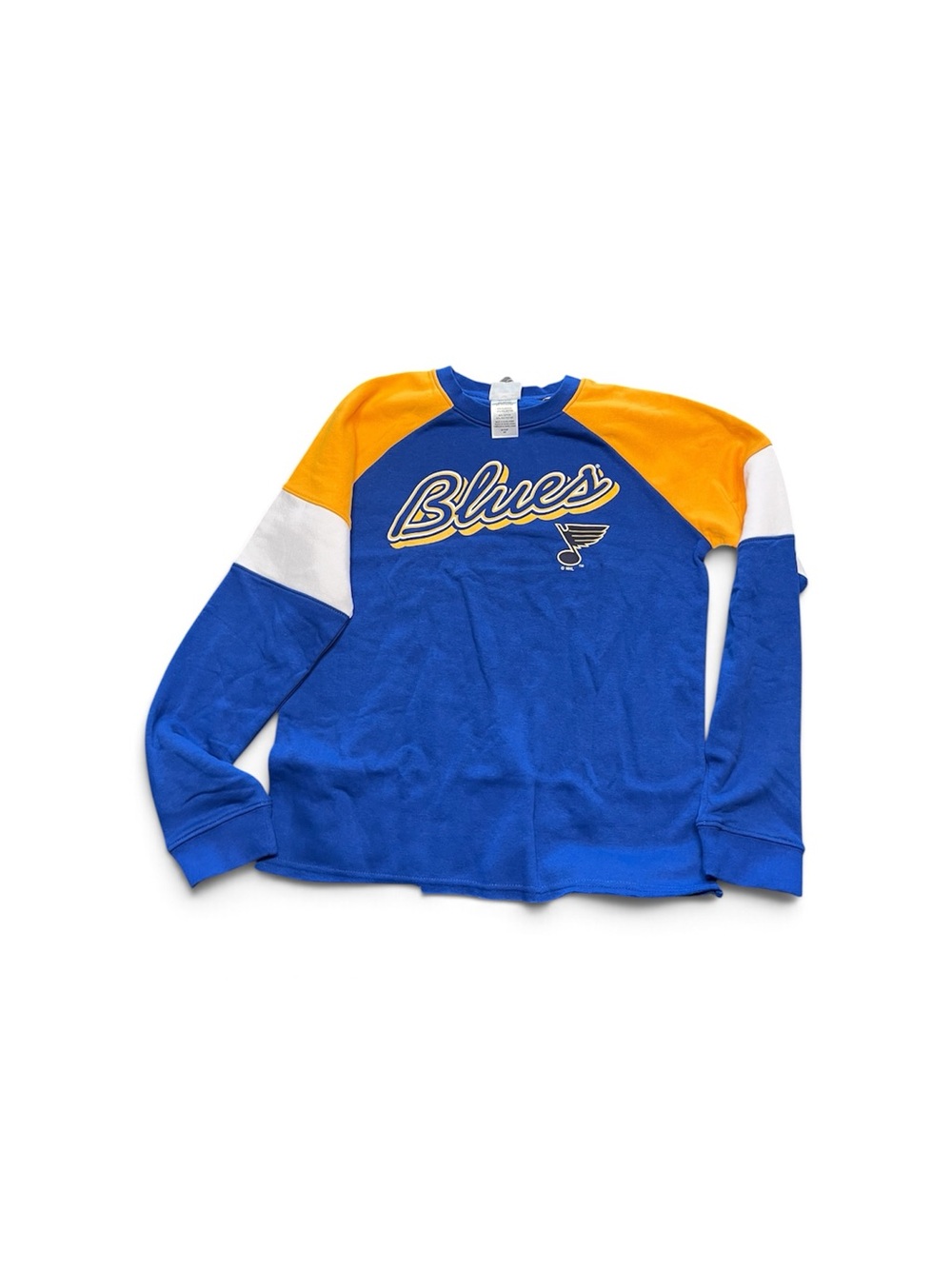 NHL St. Louis Blues Men’s Sweatshirt - Royal Blue, Yellow & White